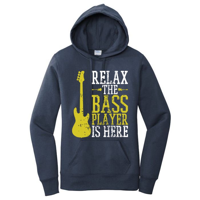 Bass Player Guitar Guitarist Music School Vintage Women's Pullover Hoodie