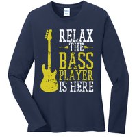 Bass Player Guitar Guitarist Music School Vintage Ladies Long Sleeve Shirt