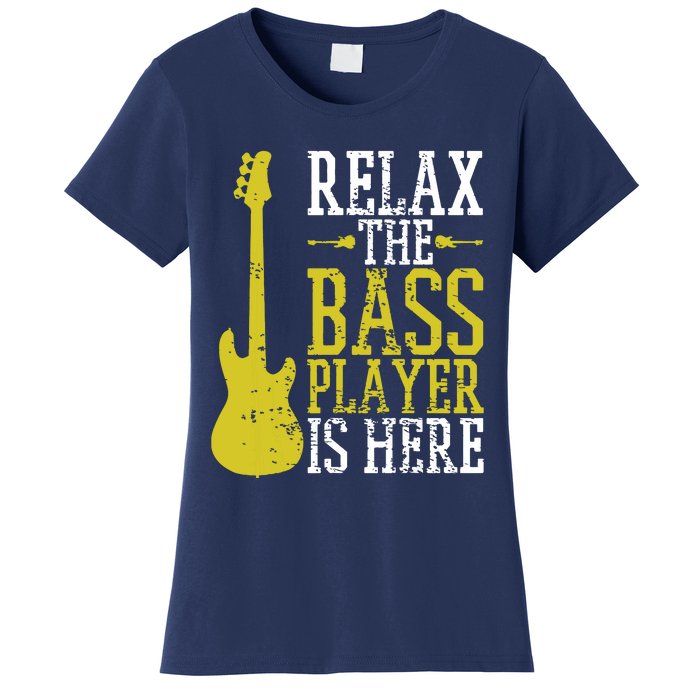 Bass Player Guitar Guitarist Music School Vintage Women's T-Shirt