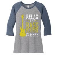 Bass Player Guitar Guitarist Music School Vintage Women's Tri-Blend 3/4-Sleeve Raglan Shirt