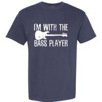 Bass Player Guitar Couple Girlfriend Vintage Garment-Dyed Heavyweight T-Shirt