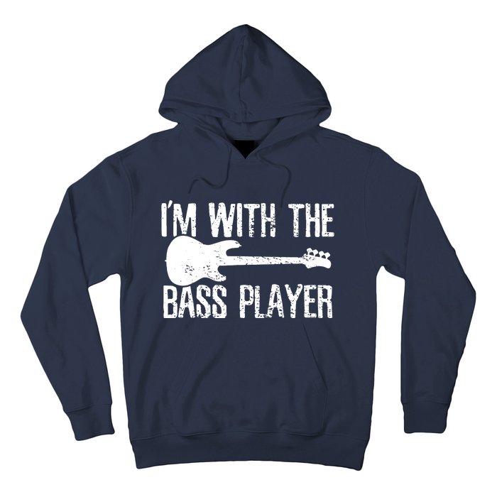 Bass Player Guitar Couple Girlfriend Vintage Hoodie