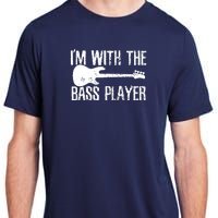 Bass Player Guitar Couple Girlfriend Vintage Adult ChromaSoft Performance T-Shirt