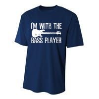 Bass Player Guitar Couple Girlfriend Vintage Performance Sprint T-Shirt