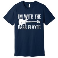 Bass Player Guitar Couple Girlfriend Vintage Premium T-Shirt