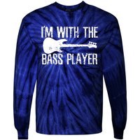 Bass Player Guitar Couple Girlfriend Vintage Tie-Dye Long Sleeve Shirt