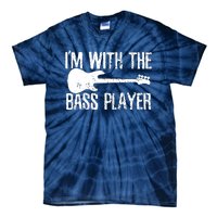 Bass Player Guitar Couple Girlfriend Vintage Tie-Dye T-Shirt