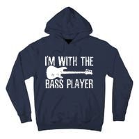 Bass Player Guitar Couple Girlfriend Vintage Tall Hoodie