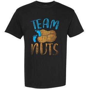 Baby Party Gender Reveal Party Team Nuts Funny Gender Reveal Garment-Dyed Heavyweight T-Shirt