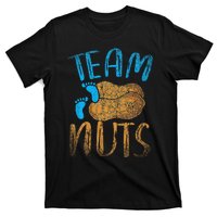 Baby Party Gender Reveal Party Team Nuts Funny Gender Reveal T-Shirt