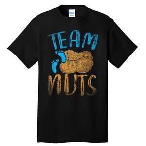 Baby Party Gender Reveal Party Team Nuts Funny Gender Reveal Tall T-Shirt