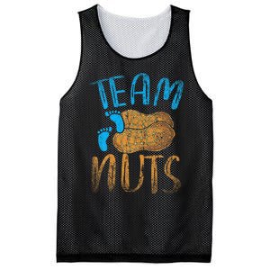 Baby Party Gender Reveal Party Team Nuts Funny Gender Reveal Mesh Reversible Basketball Jersey Tank