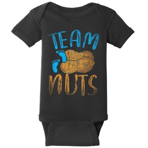 Baby Party Gender Reveal Party Team Nuts Funny Gender Reveal Baby Bodysuit