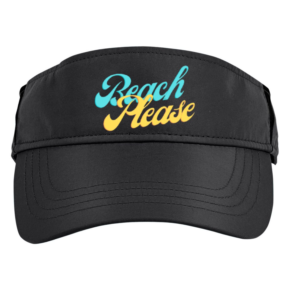 Beach Please Gift Adult Drive Performance Visor