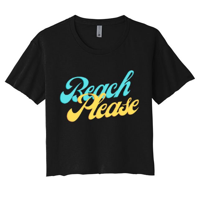 Beach Please Gift Crop Top