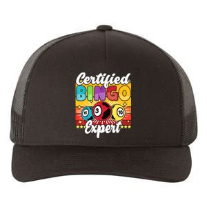 Bingo Player Gambling Certified Bingo Expert Yupoong Adult 5-Panel Trucker Hat