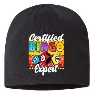 Bingo Player Gambling Certified Bingo Expert Sustainable Beanie