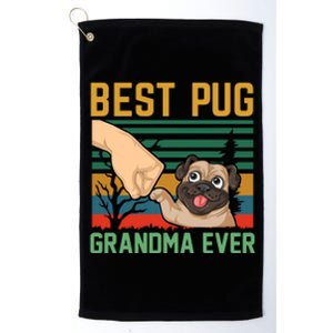 Best Pug Grandma Ever Platinum Collection Golf Towel