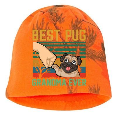 Best Pug Grandma Ever Kati - Camo Knit Beanie