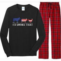 Bbq Party Grill Smoker Chef Dad Id Smoke That Long Sleeve Pajama Set