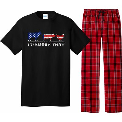 Bbq Party Grill Smoker Chef Dad Id Smoke That Pajama Set