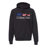 Bbq Party Grill Smoker Chef Dad Id Smoke That Premium Hoodie