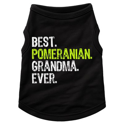 Best Pomeranian Grandma Ever Dog Lover Doggie Tank