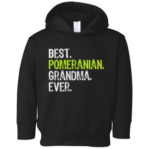 Best Pomeranian Grandma Ever Dog Lover Toddler Hoodie