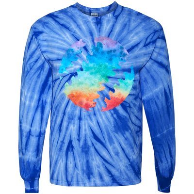 Baseball Player Gift Softball Lover Gift Tie-Dye Long Sleeve Shirt