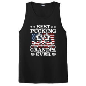 Best Pucking Grandpa Ever Hockey FatherS Day Meaningful Gift PosiCharge Competitor Tank