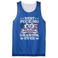 Best Pucking Grandpa Ever Hockey FatherS Day Meaningful Gift Mesh Reversible Basketball Jersey Tank