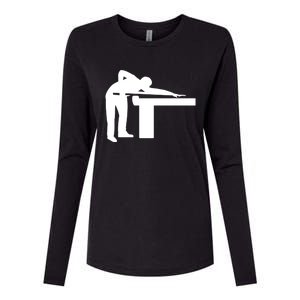 Billiards Player Gift Womens Cotton Relaxed Long Sleeve T-Shirt