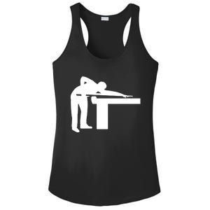 Billiards Player Gift Ladies PosiCharge Competitor Racerback Tank