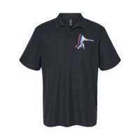 Baseball Player Gift Vintage Softstyle Adult Sport Polo