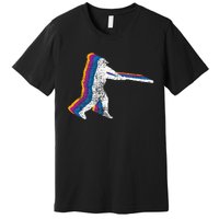 Baseball Player Gift Vintage Premium T-Shirt