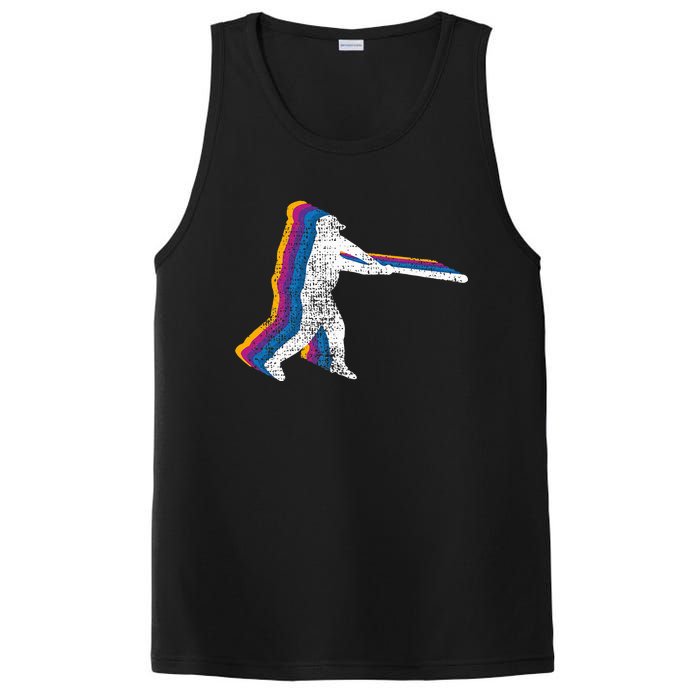 Baseball Player Gift Vintage PosiCharge Competitor Tank