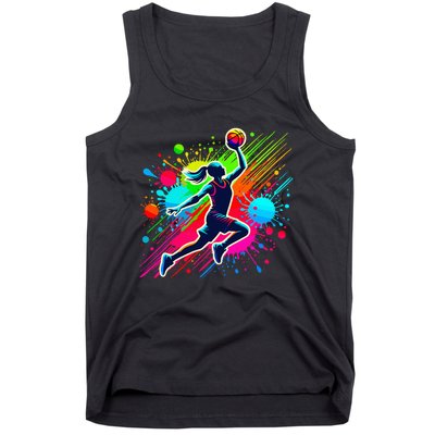 Basketball Player Girl Tank Top