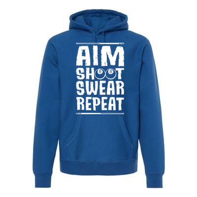 Billiards Pool Gift Premium Hoodie