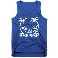 Beach Please Gift Fun Beach Wear For Summer Gift Tank Top