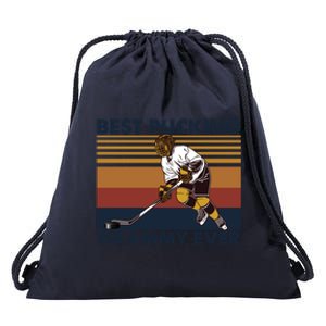 Best Pucking Grammy Ever Funny Hockey Grandma Saying Cute Gift Drawstring Bag