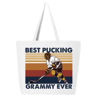 Best Pucking Grammy Ever Funny Hockey Grandma Saying Cute Gift 25L Jumbo Tote