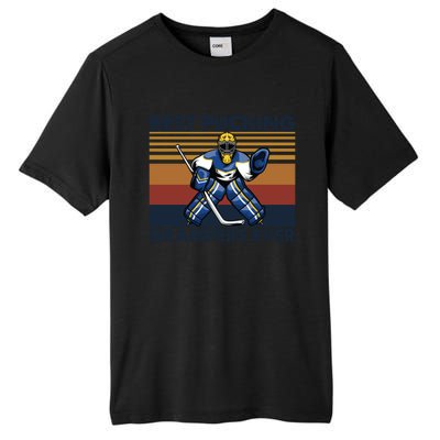 Best Pucking Grampers Ever Funny Hockey Grandpa Saying Gift Tall Fusion ChromaSoft Performance T-Shirt