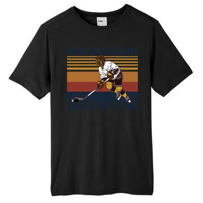 Best Pucking Grampers Ever Funny Hockey Grandpa Saying Gift Tall Fusion ChromaSoft Performance T-Shirt