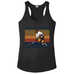 Best Pucking Grampoo Ever Funny Hockey Grandma Saying Gift Ladies PosiCharge Competitor Racerback Tank