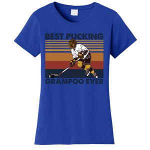 Best Pucking Grampoo Ever Funny Hockey Grandma Saying Gift Women's T-Shirt