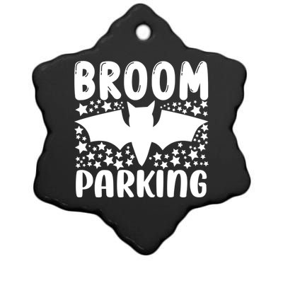 Broom Parking Gift Ceramic Star Ornament