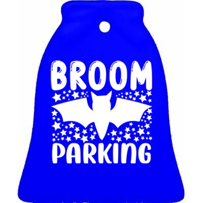 Broom Parking Gift Ceramic Bell Ornament