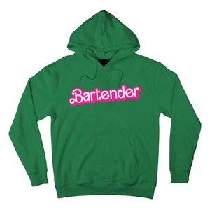 Bartender Pink Graphic Funny Bartender Hoodie