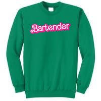 Bartender Pink Graphic Funny Bartender Sweatshirt