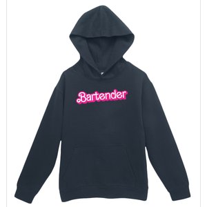 Bartender Pink Graphic Funny Bartender Urban Pullover Hoodie